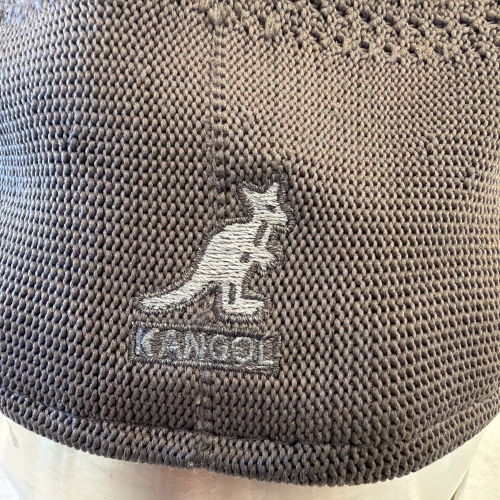 Kangol Unisex Tropic 504 Ventair Flat Cap, Gray Size Large Pre owned - Picture 5 of 12